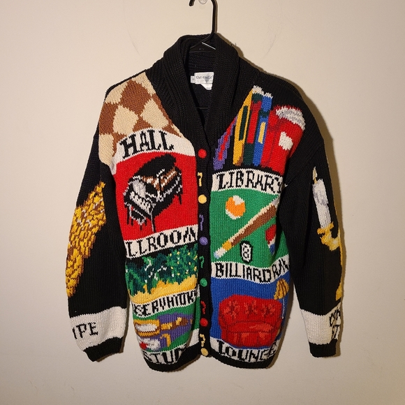 RARE Vintage The Eagle Eye Clue Sweater - Picture 10 of 14